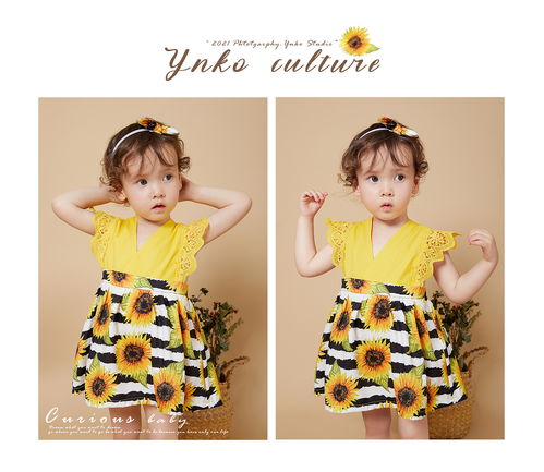 ynko culture 婴童服装 连衣裙拍摄